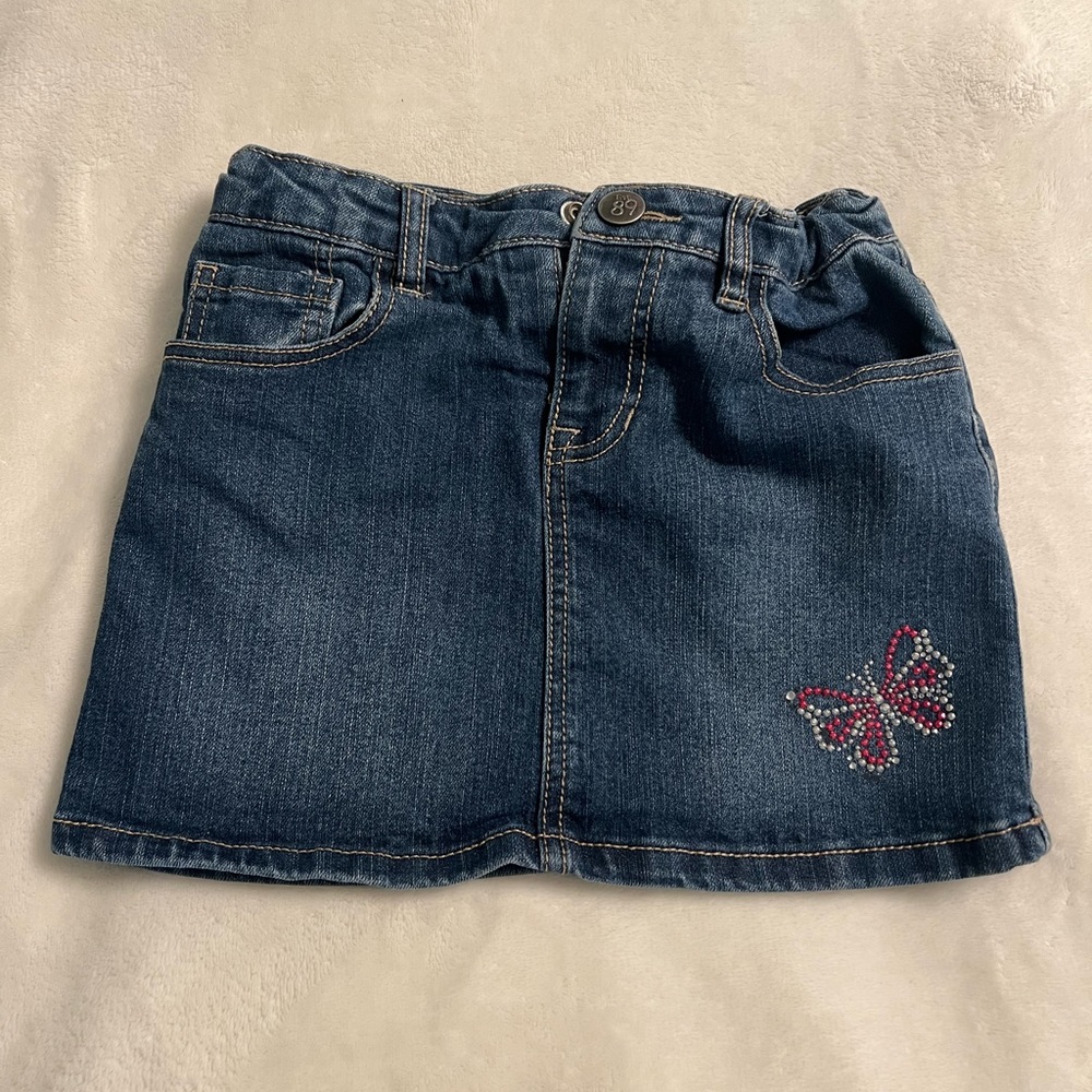 Little Girls Jean Skort